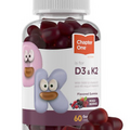 Chapter One Vitamin D3 K2 Gummies, Contains 1000IU of Vitamin D3 and 45MCG of Vi