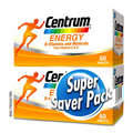 2 Boxs (60's) New Centrum Energy B -Vitamins and Minerals + Vitamin C & E