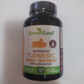 ForestLeaf Advanced Turmeric 2265mg - BioPerine & Ginger 120 Capsules Exp. 6/26+
