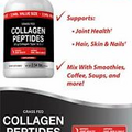 HYDROLYZED COLLAGEN PEPTIDES Powder Grass Fed For Skin Hair Nail Bone Joint