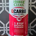Herbal Clean QCarbo16 Same-Day Premium Detox Supplement Drink, 16oz