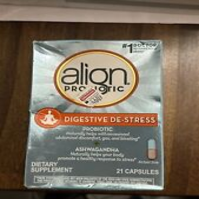 Align Probiotic Digestive De-Stress - Probiotic + Ashwagandha Capsules BB 06/23