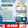 Magnesium Complex, Natural Anti Anxiety & Stress Relief Supplement 300mg 120Pcs