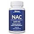 Nutrina NAC 600 mg - NAC Supplement for Immune Support & Lung Health, Liver Support & Antioxidant* - Freeform N-Acetyl-L-Cysteine - 90 Capsules