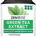 Zenwise Green Tea Extract w/ EGCG & Vitamin C Antioxidant & Immune 120Ct