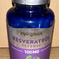 Piping Rock Resveratrol defense 100mg  180 capsules exp 01/2026