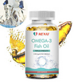 2500mg Omega 3 & 3600mg Fish Oil Capsules EPA & DHA Heart Health Organic Natural