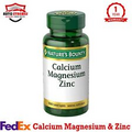 Nature's Bounty Calcium Magnesium & Zinc Caplets, Immune & Supporting, 100 Count