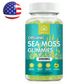 Sea Moss Gummies 2000mg - Irish sea Moss raw Bladderwrack Burdock Root for Adult