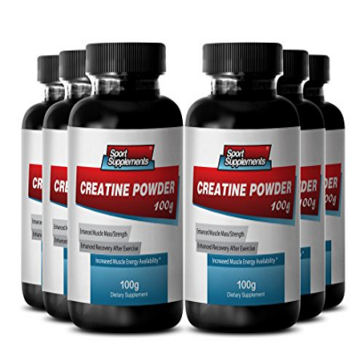 Premium Creatine - Creatine Powder 100mg - Herbal Creatine Powder for Muscle Growth (6 Bottles)