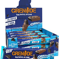 Grenade High Protein, Low Sugar Bar, Vanilla, 12 x 60g - Oreo