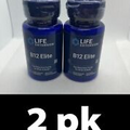 2pk Life Extension Vitamin B12 Elite Brain & Body 60 Lozenges each Exp 11/25