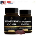 (2 Bottles) Testosterone Booster Gummies 8-in-1 Complex (120 Count) Native Oasis