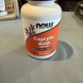 Now Foods Caprylic Acid 600 mg 100 Softgels GMP Quality Assured exp 7/26