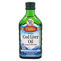 Carlson Labs Cod Liver Oil, Lemon Flavor, 16.9 Ounces