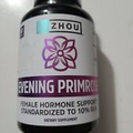 Zhou Evening Primrose Oil Female Hormone Support 90 Capsules Supplement Health