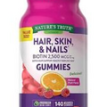 Nature's Truth Hair, Skin, and Nails Gummies | with 140 Count (Pack of 1)