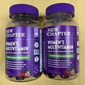 2 New Chapter Women's Multivitamin w/ Organic Fiber Berry Cit - 75 Gummies Each