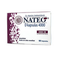Nateo D 4000 IU, 60 capsules Vitamin D immune system bones teeth muscles support