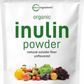 Organic Inulin FOS Powder (Jerusalem Artichoke), 2.2 Pounds (35 Ounce), Quick Wa