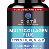Multi Collagen Pills - Collagen Supplements to Support Hair, Skin, Nails, & Join