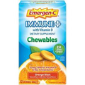 Emergen-C Immune+ Chewables 1000mg Vitamin C with Vitamin D Tablet Immune Sup...