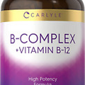 Carlyle B Complex Vitamin with B12 | 300 Tablets | High Potency Formula for Men