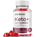 X10 Boost Keto ACV Gummies, X10 Gummies Maximum Strength Official (1 Pack)