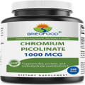 Chromium Picolinate 1000 Mcg Pills - 240 Tablets - 240 Servings - Non-Gmo, Glute