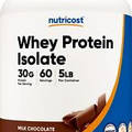 Nutricost Whey Protein Isolate (Chocolate) 5 LBS - Non-GMO & Gluten Free