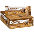 Quest Nutrition Chocolate Chip Cookie Dough Protein Bars - 12 Piece...