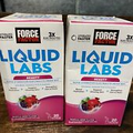 2 Force Factor Liquid Labs Beauty,  Tropical Berry 20x2 On The Go Stick 5/2025
