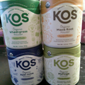 4 NEW KOS Organic Powder Protein Superfoods Moringa acai wheatgrass maca root