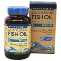 Wiley's Finest Wild Alaskan Fish Oil 1000mg EPA + DHA Peak EPA, 60 Softgels