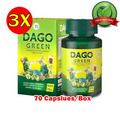 3X Dago Green Detox Natural Herbal Absorption Body Digestive Support Weight Slim