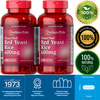 Puritan's Pride Red Yeast Rice Capsule 600 mg, 240 Count, Pack of X2  USA
