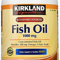 Kirkland Signature Natural Fish Oil Concentrate with Omega-3 Fatty Acids - 400 Softgels (Pack of 2)