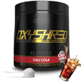 EHP Labs OxyShred Hardcore Super Dosed Pre Workout Powder - Preworkout Powder with L Glutamine & Acetyl L Carnitine, Energy Boost Drink - 275mg of Caffeine - Cali Cola, 40 Servings