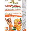 HYLEYS Tea Garcinia Cambogia Green Tea with Orange Flavor - 25 Tea Bags (12 Pack - 300 Tea Bags Total)