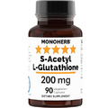 MONOHERB S-Acetyl L-glutathione 200mg - 90 Vegetarian Capsules