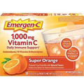 Emergen-C Vitamin C Packets 1000mg Super Orange 30 packets Daily Immune Support