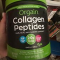 Orgain Collagen Peptides Grass Fed & Pasture Raised Unflavored - 1 lb x 2 count