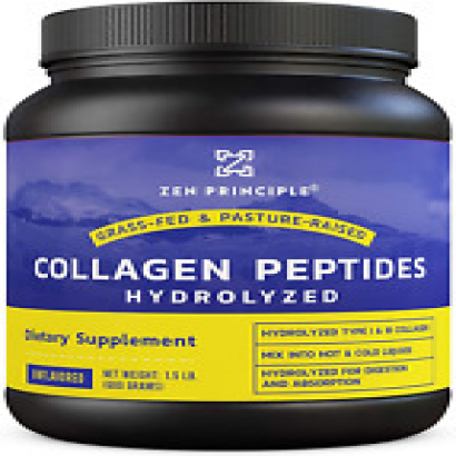Grass-Fed Collagen Peptides 1.5 Lb. Custom Anti-Aging Hydrolyzed Protein Powder