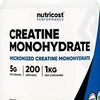 Nutricost Creatine Monohydrate Micronized Powder(1 KG)-Pure Creatine Monohydrate