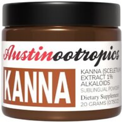 South African Kanna (Sceletium) Extract | 1%+ Alkaloids – Powder, 40 grams