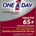 One A Day Proactive 65 Plus Multivitamins Supplement 150 Tablets Men Women 65+