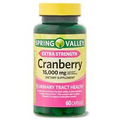 Spring Valley Ultra Triple Strength Cranberry Capsules, 15,000 mg EXP 09/25