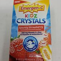 Kids Emergen-C Sparkly Strawberry KIDZ CRYSTALS  28 STICK Vitamins Exp 02/25