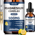 Triple Magnesium Complex Supplement-Liquid Magnesium Glycinate, Citrate, Malate