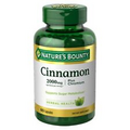 Natures Bounty High Potency Cinnamon Plus Chromium 2000 mg 60 caps By Nature's B